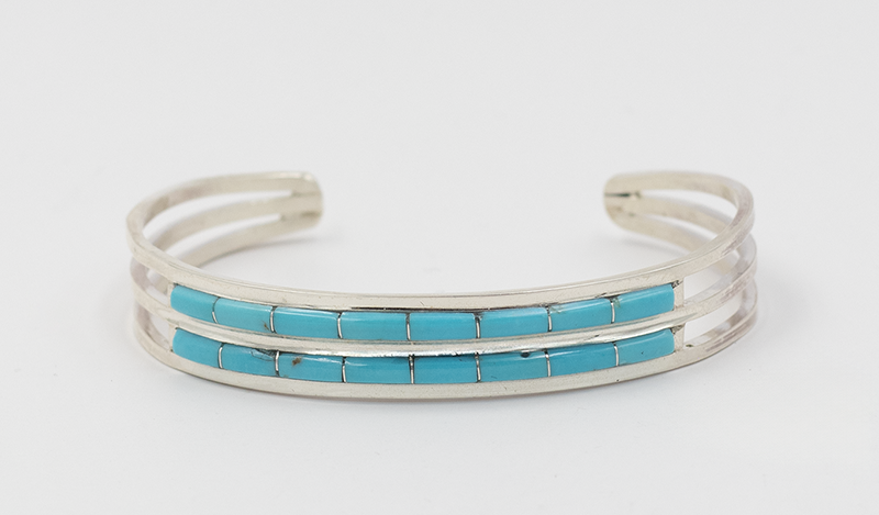 Split Zuni Inlay Cuff