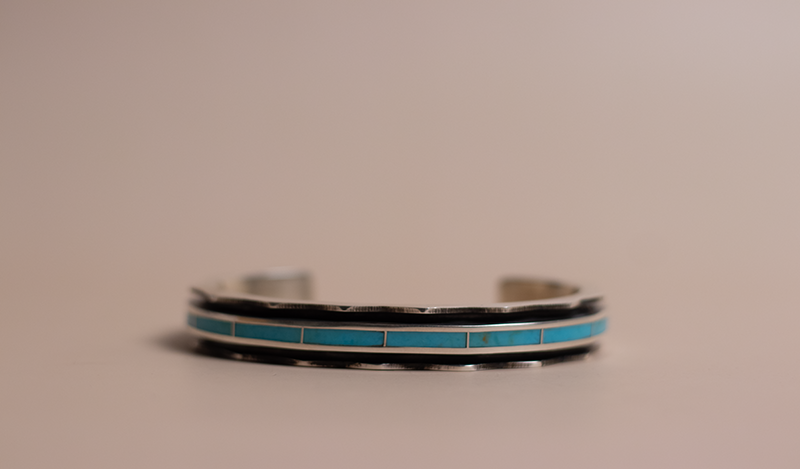 Larry Loretto Inlay Channel Cuff