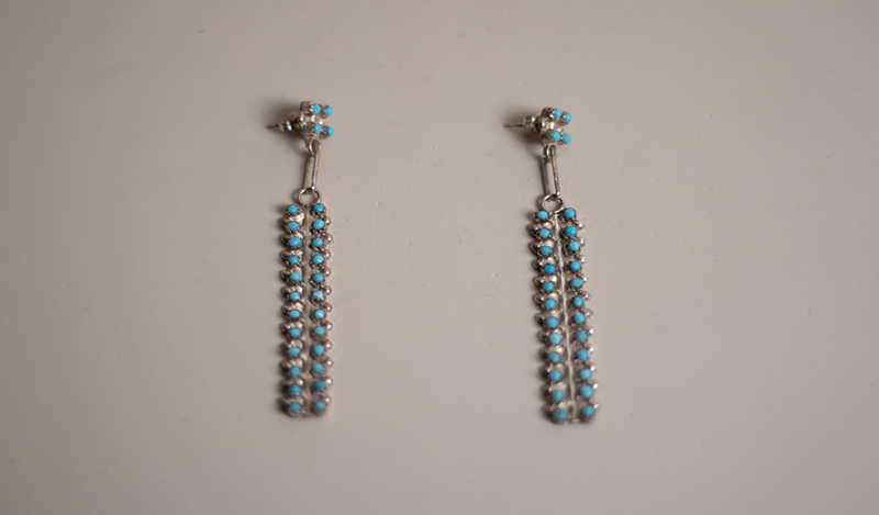 28 Stone Cluster Dangle Earring