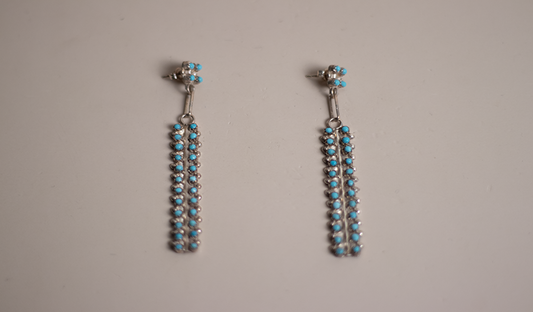 28 Stone Cluster Dangle Earring