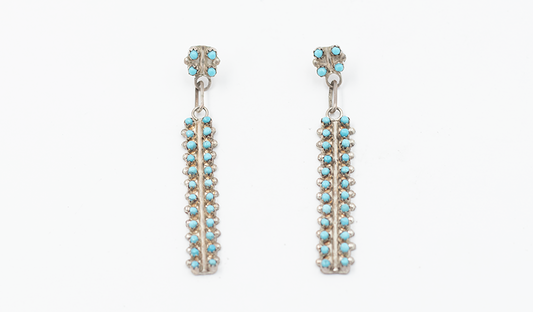 28 Stone Cluster Dangle Earring