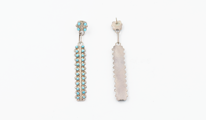 28 Stone Cluster Dangle Earring