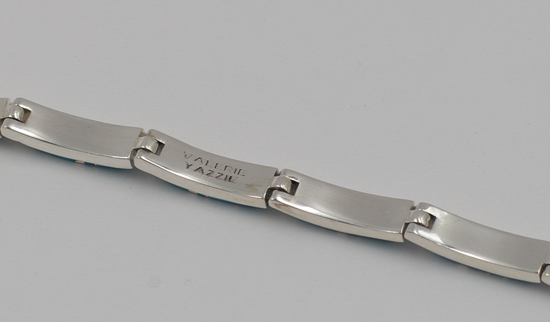 Turquoise Inlay Link Bracelet