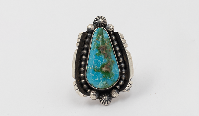 Heavy Gauge Silver and Sonoran Gold Ring