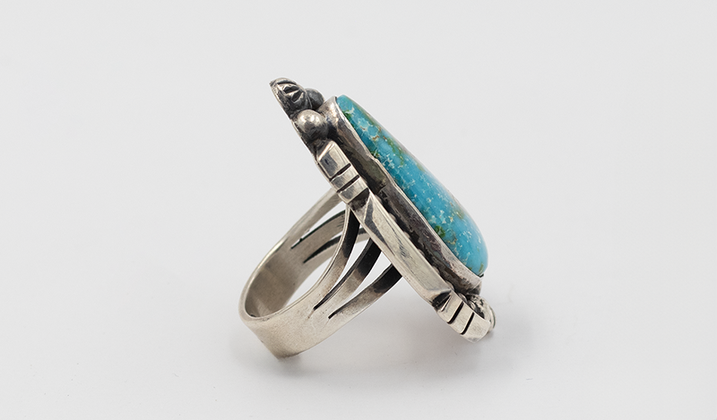 Heavy Gauge Silver and Sonoran Gold Ring