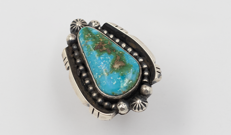 Heavy Gauge Silver and Sonoran Gold Ring