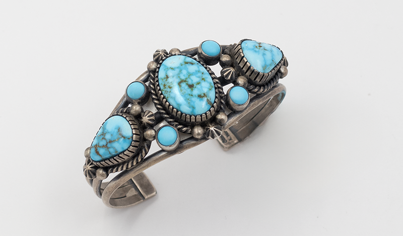 High Grade Sonoran Blue Cuff