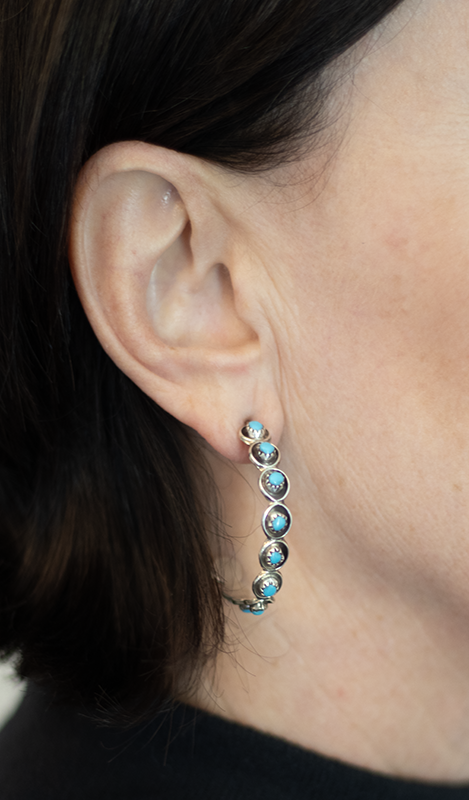 Scalloped Zuni Hoops