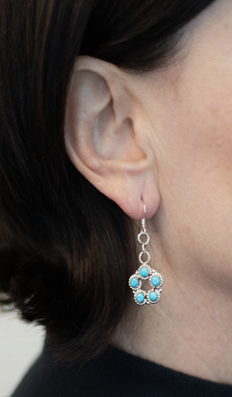 Open Center Flower Earrings