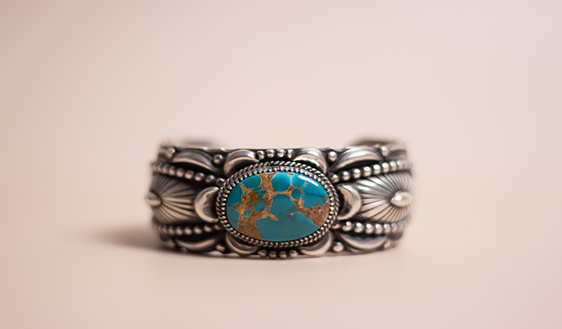 Large Royston Turquoise Cuff