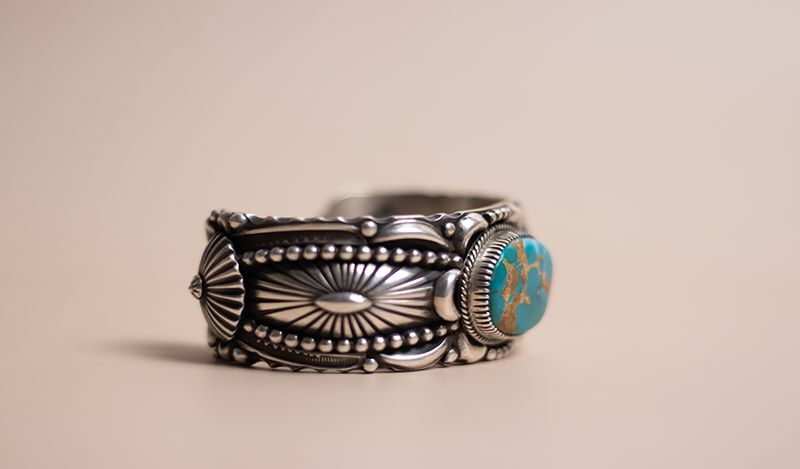 Large Royston Turquoise Cuff