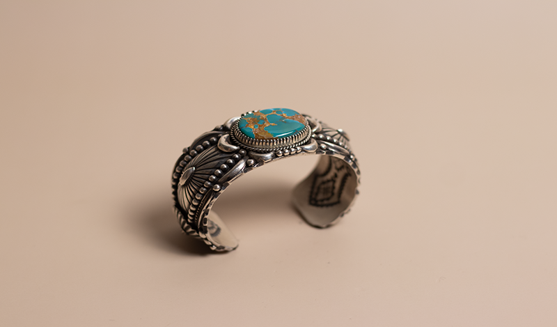 Large Royston Turquoise Cuff