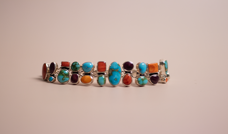 Multi-Color Link Bracelet