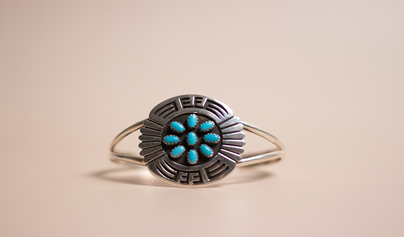 Petite 9 Stone Cluster Cuff