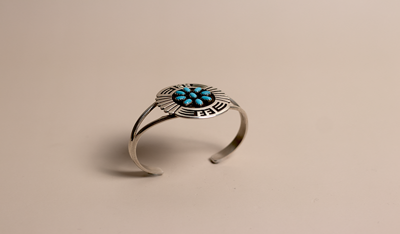 Petite 9 Stone Cluster Cuff