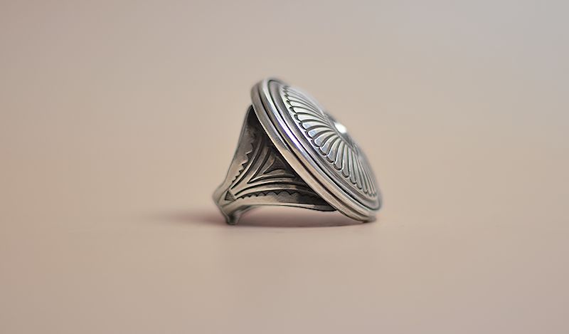 Hand-Stamped Ingot Silver Ring