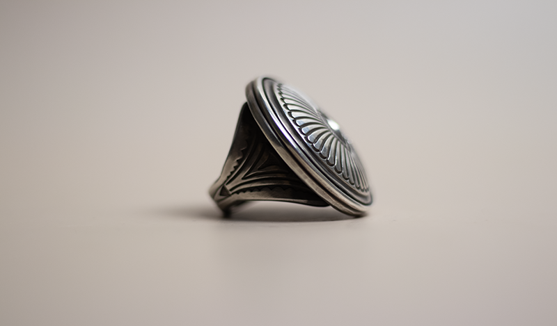 Hand-Stamped Ingot Silver Ring