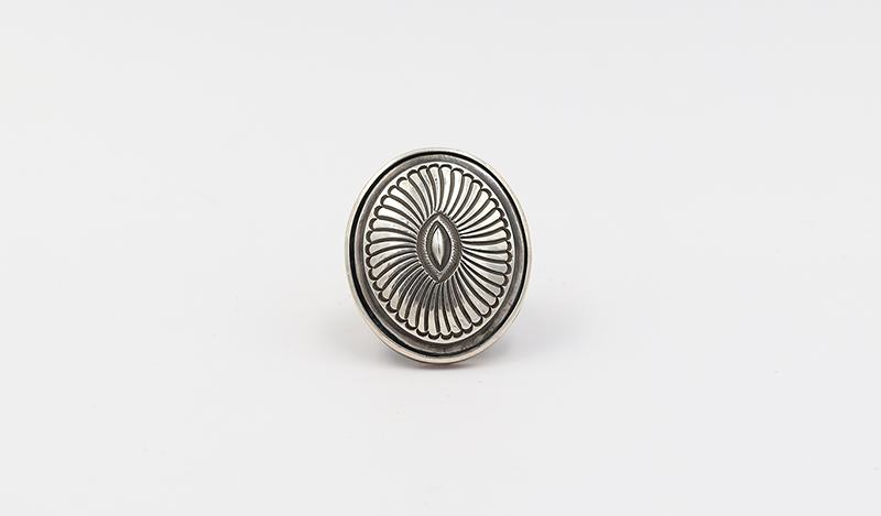 Hand-Stamped Ingot Silver Ring