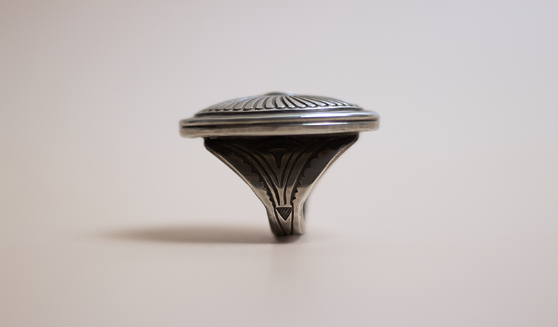 Hand-Stamped Ingot Silver Ring