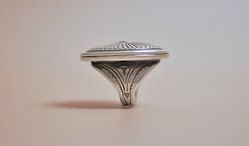 Hand-Stamped Ingot Silver Ring