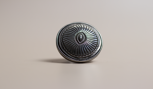 Hand-Stamped Ingot Silver Ring