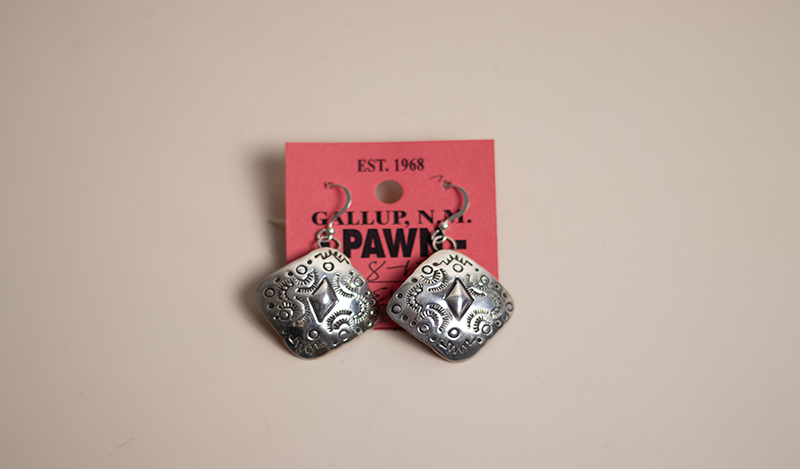 Diamond Concho Earrings