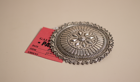 Silver Disc Pin