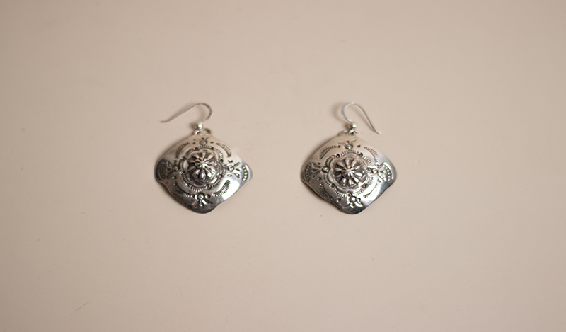 Floral Concho Earrings