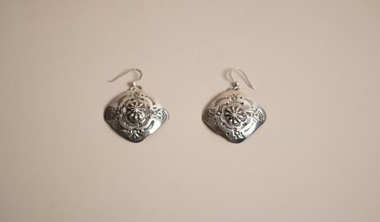 Floral Concho Earrings