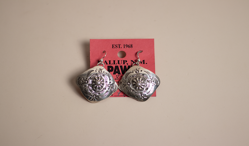 Floral Concho Earrings