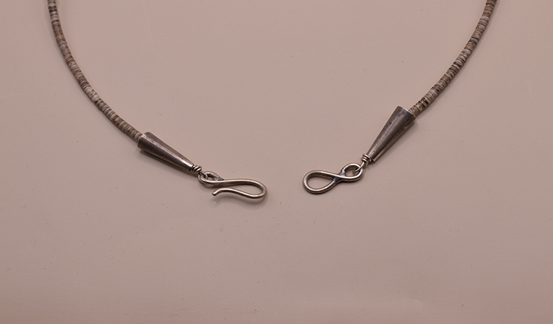 Turquoise Nugget Heishi Necklace