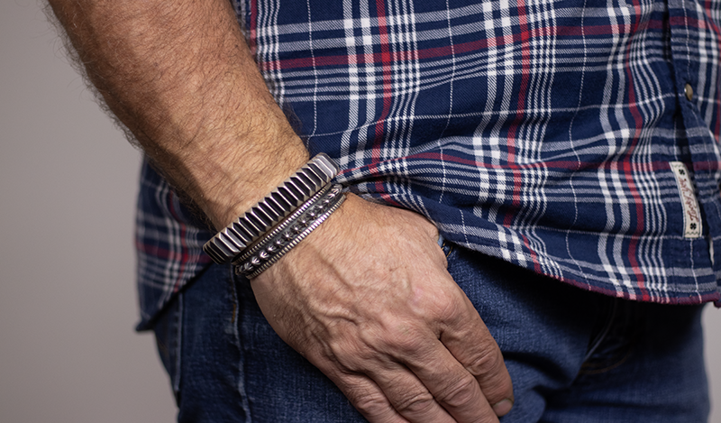 Triple Layer Wire Cuff