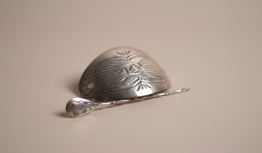 Handstamped Hair Pin
