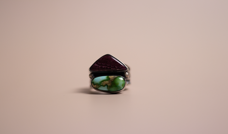 Sonoran Gold and Spiny Oyster Ring