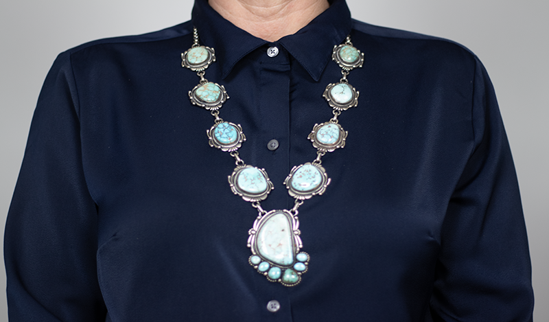 Royston and Carico Lake Necklace