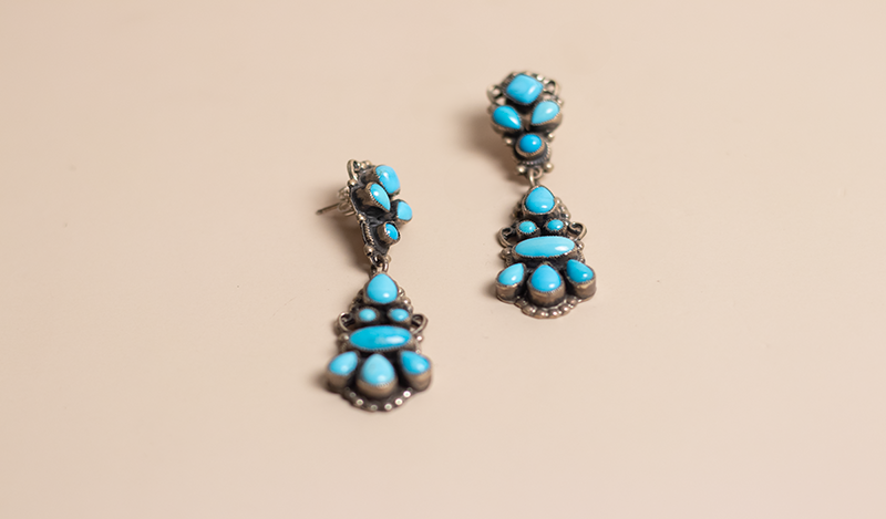 Navajo Cluster Earrings