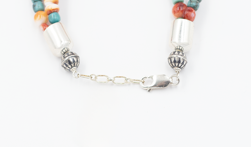 Multicolor Shell Double Strand Bracelet