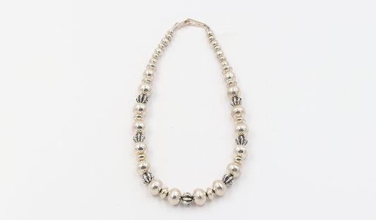 Navajo Pearls with Fluted Beads