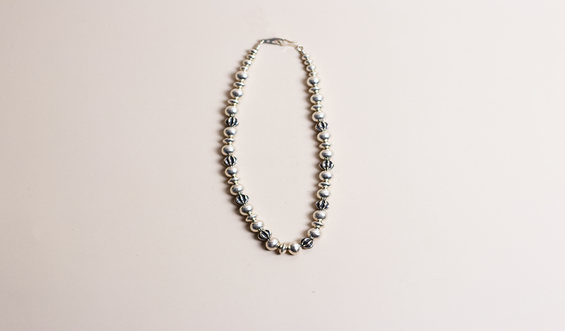 Navajo Pearls with Fluted Beads