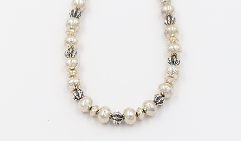Navajo Pearls with Fluted Beads