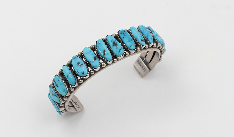 16 Kingman Nugget Cuff Bracelet