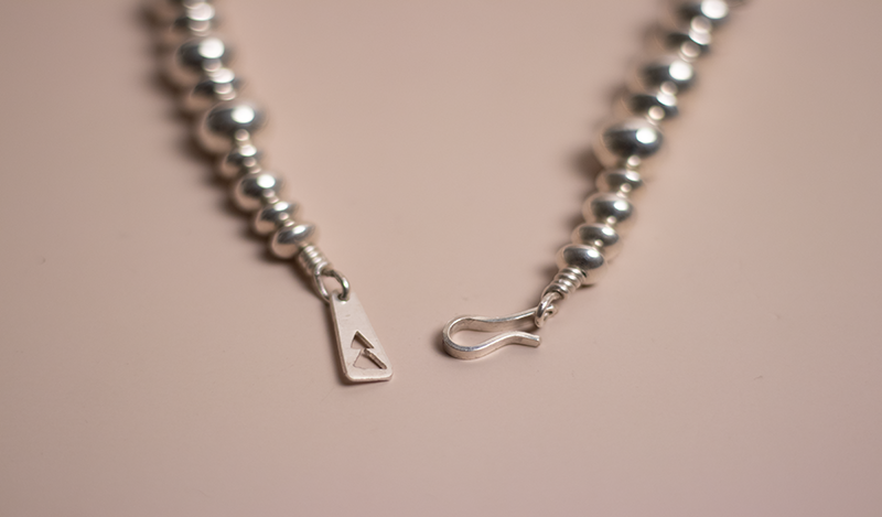 Fluted Bead Necklace