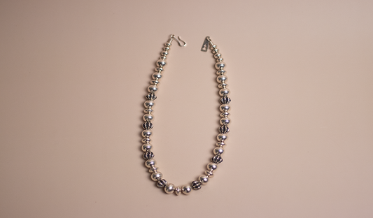 Fluted Bead Necklace