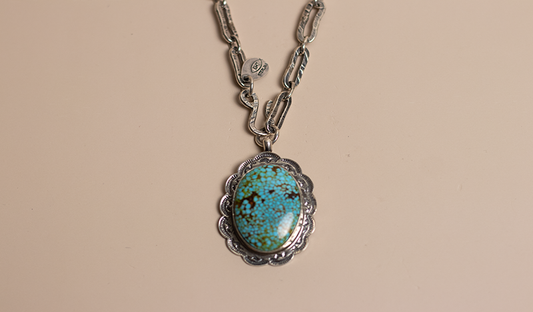 Hand Stamped Travis Teller Necklace