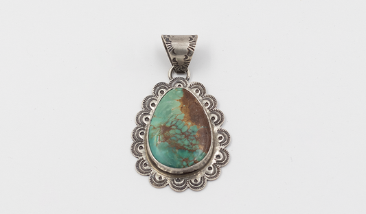 Turquoise Teardrop Pendant