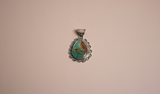 Turquoise Teardrop Pendant