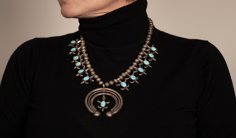 1960s Navajo Squash Blossom