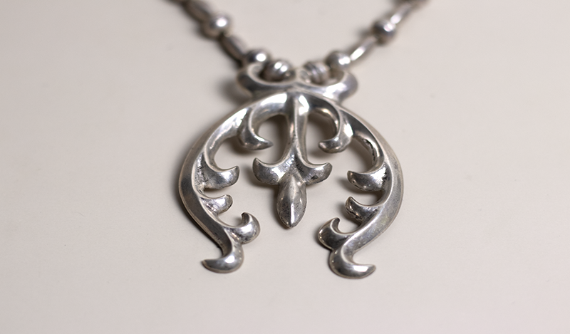 Vintage Silver Naja Necklace