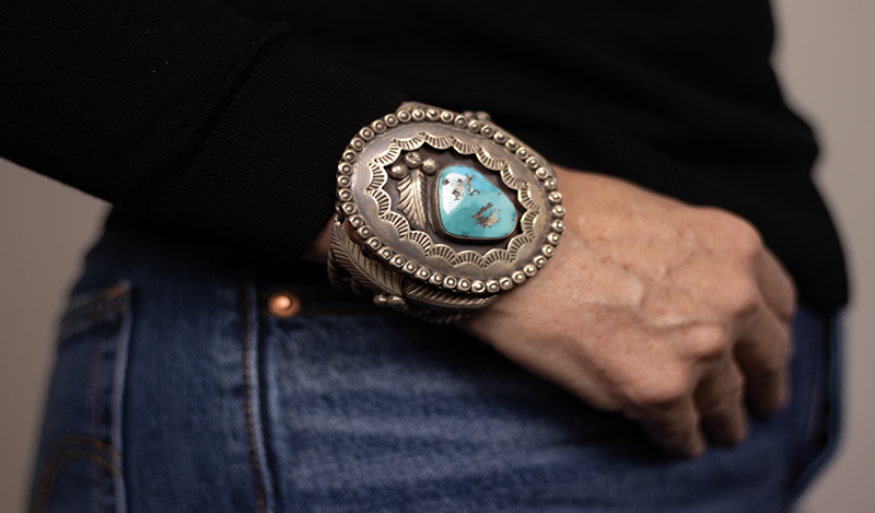 Vintage Shadow Box Cuff