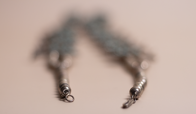 Vintage Zuni Squash Blossom Necklace Set